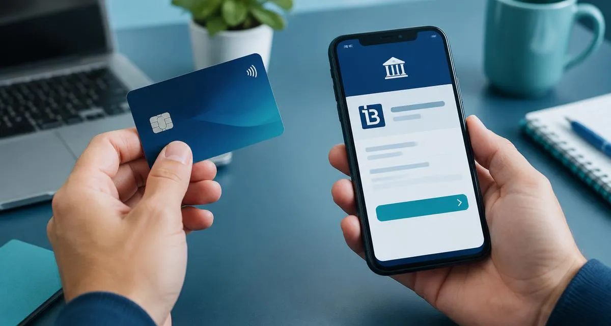 Business owner reviewing a credit card statement and an ATO tax bill